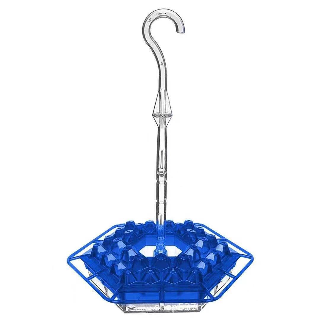Belro ant-proof hummingbird feeder with outdoor hanging perch, designed for attracting hummingbirds and protecting nectar from ants.