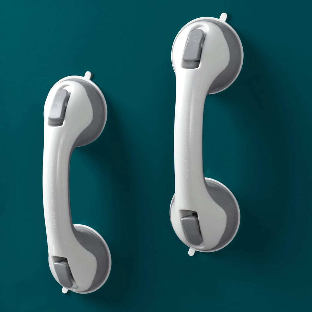 Belro suction grab bar attached to outdoor surface, providing stable support for outdoor safety and mobility.