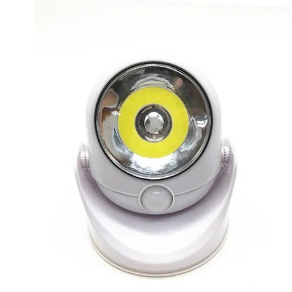 Belro motion-activated LED lamp with sleek electronic design, featuring sensors and LED lights for automatic illumination.