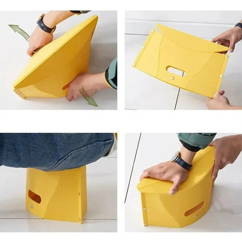 Belro folding step stool in a home and garden setting, lightweight and portable for easy access to high shelves.