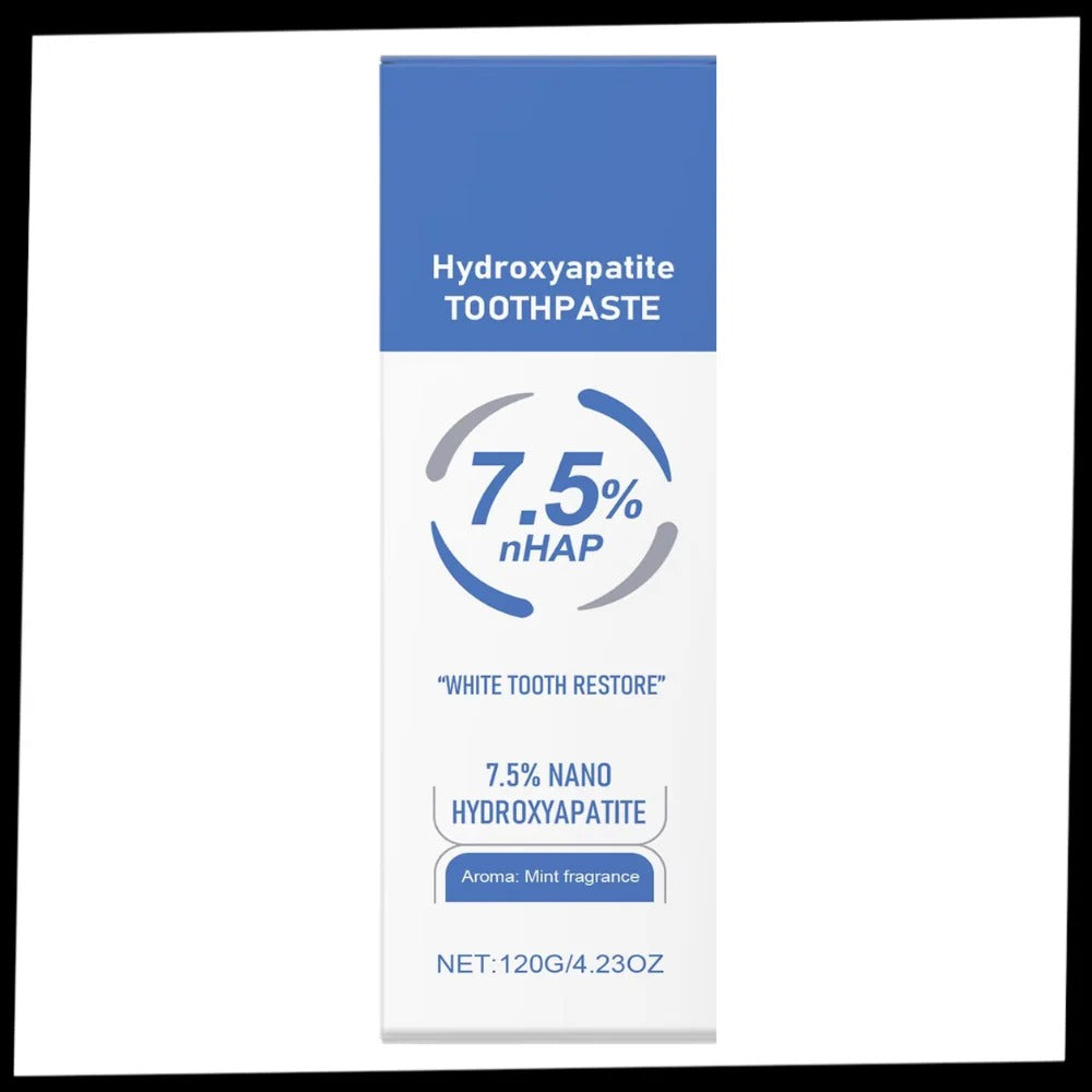 Belro fluoride-free enamel toothpaste in a white tube, showcasing natural ingredients and oral care benefits.