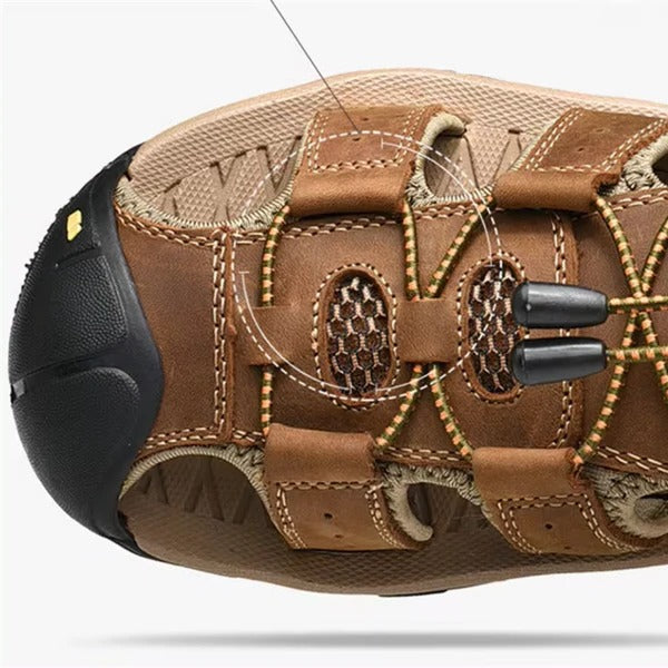 Belro all-weather men's sandals featuring durable straps and cushioned soles, suitable for outdoor and casual wear.