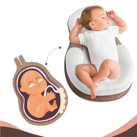 Belro infant support lounger with soft fabric and cushioned sides, designed for safe and comfortable resting for babies.