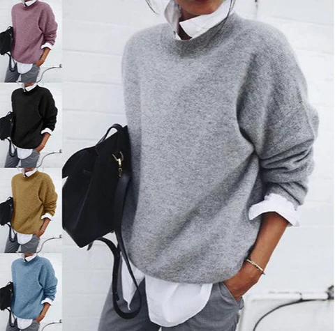 Belro comfortable fashion sweater, soft knit sweater for casual wear, in a cozy, stylish design.