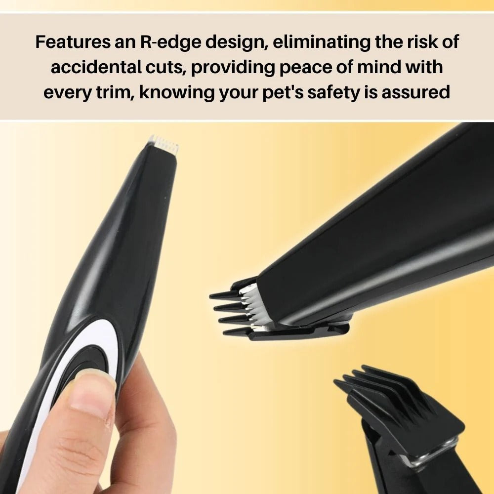 Belro Precision Pet Grooming Trimmer accessory with a sleek, compact design for pet grooming and hair trimming.