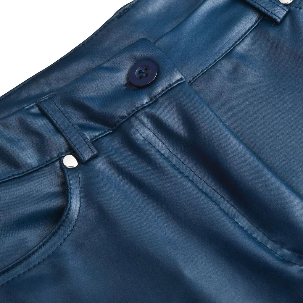 Belro skinny leather pants, stylish black leggings with sleek fit and smooth leather texture, perfect for a modern look.