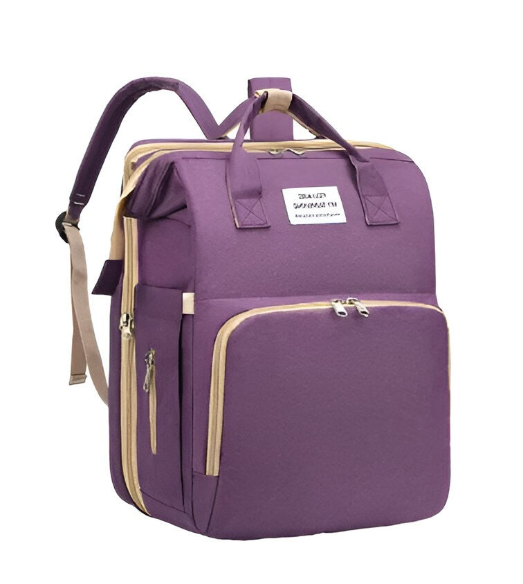 Belro Baby Essentials Parent Backpack in bags and luggage, showing a spacious, stylish diaper bag with multiple compartments and ergonomic design.