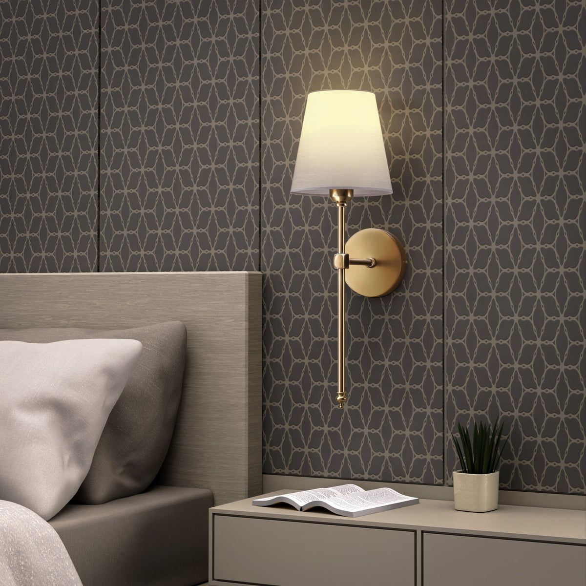 Elegant Belro wireless wall sconce for outdoor home and garden lighting, featuring modern design and warm illumination.