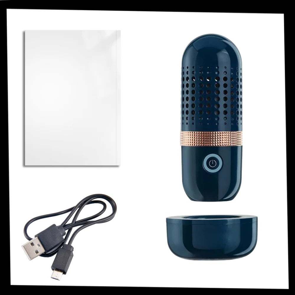 Wireless fruit and vegetable cleaning machine by Belro with a sleek design, suitable for home and outdoor kitchen use.