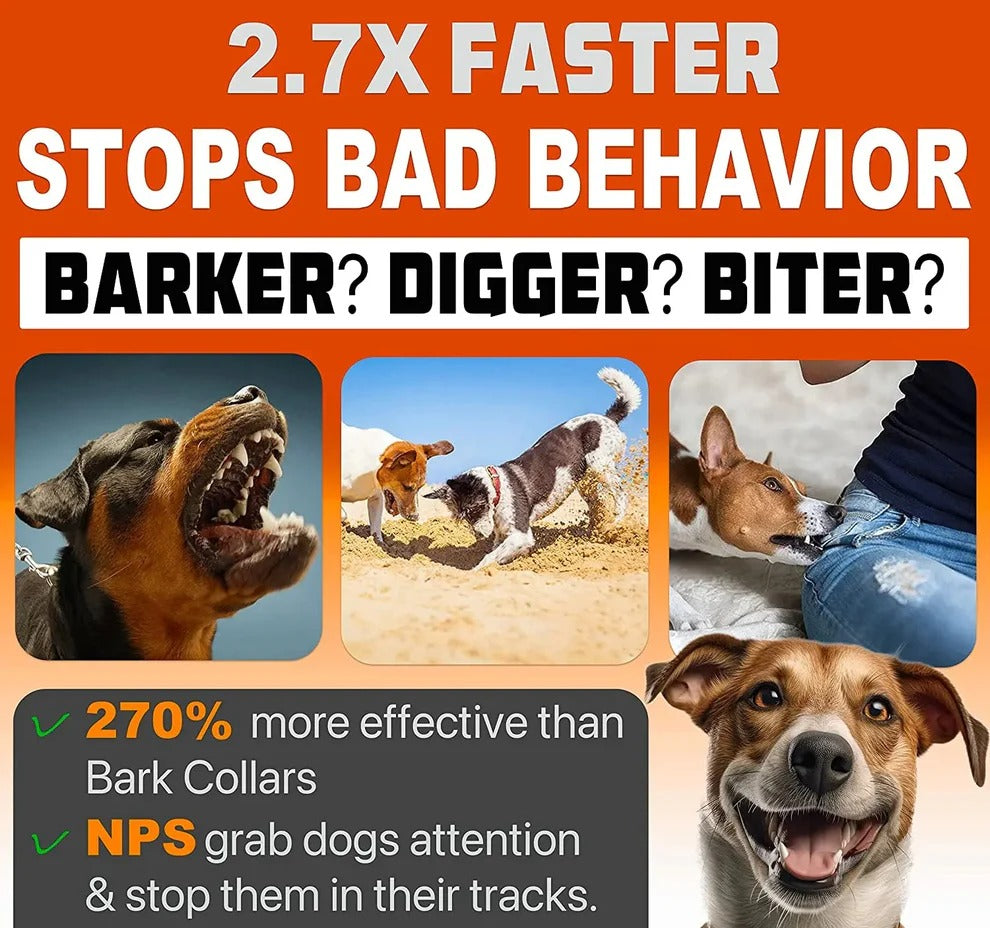 Belro ultrasonic dog trainer device for better pet behavior, featuring a compact design and easy-to-use controls for effective training.