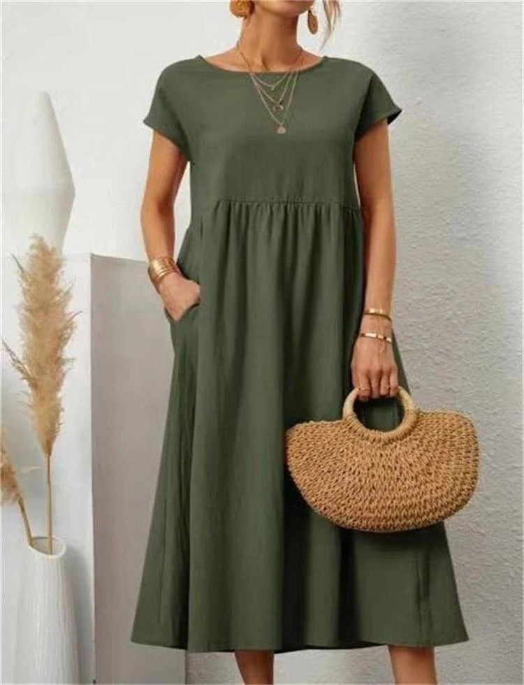 Belro stylish summer dress with floral pattern, sleeveless design, and lightweight fabric perfect for warm weather.