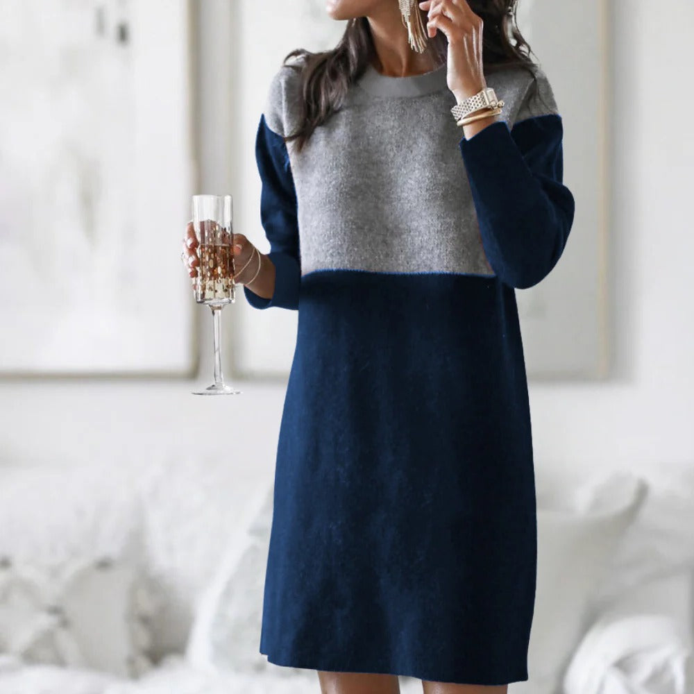 Elegant winter dress for women by Belro, featuring a stylish coat with a fitted silhouette and cozy fabric for cold weather.