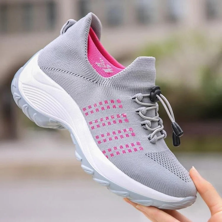 Belro orthopaedic sneakers in grey with supportive soles and comfortable design, ideal for everyday footwear.