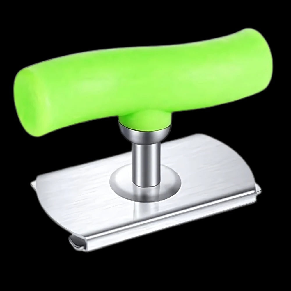 Belro bottle jar opener in a kitchen setting, showing its grip and metal teeth for opening jars easily