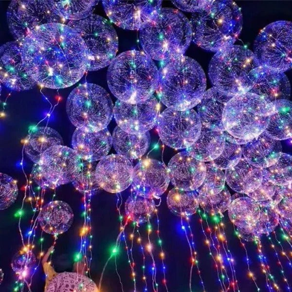 Belro reusable LED balloon lighting device, compact electronic LED light for festive and decorative illumination.