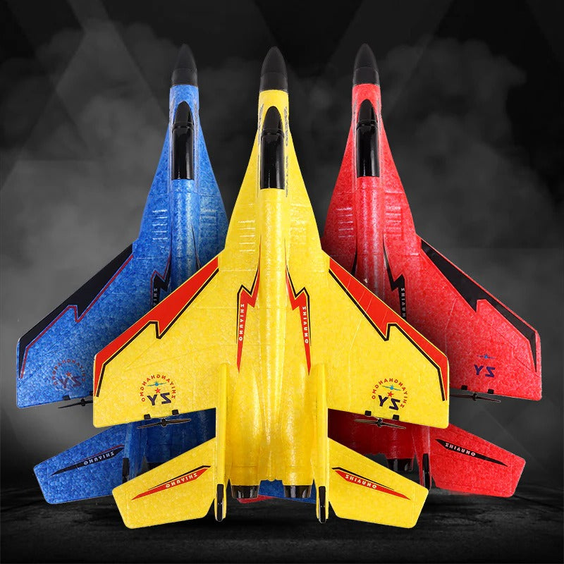Belro shatter resistant remote control airplane toy with colorful design, suitable for kids and indoor or outdoor play.