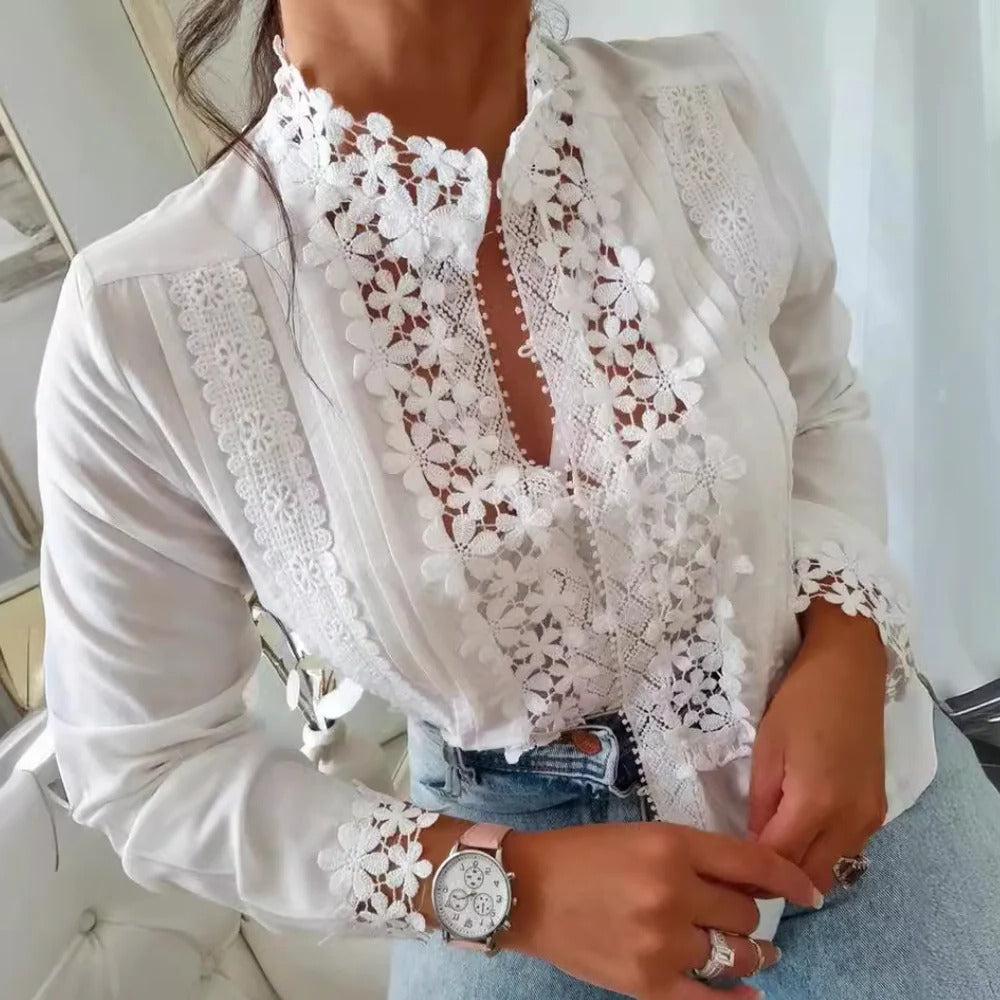 Belro elegant women's blouse featuring a stylish design, long sleeves, and a comfortable fit for versatile casual or formal wear.