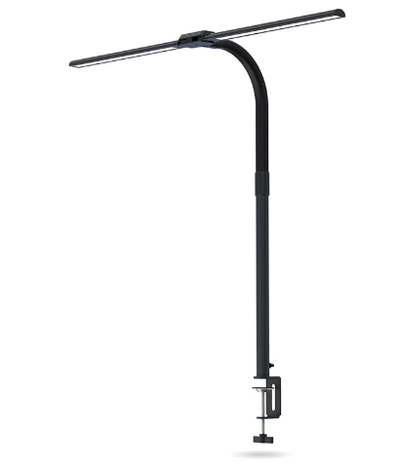 Belro DeskLight electronic desk lamp with adjustable arm and bright LED lighting for workspace illumination.