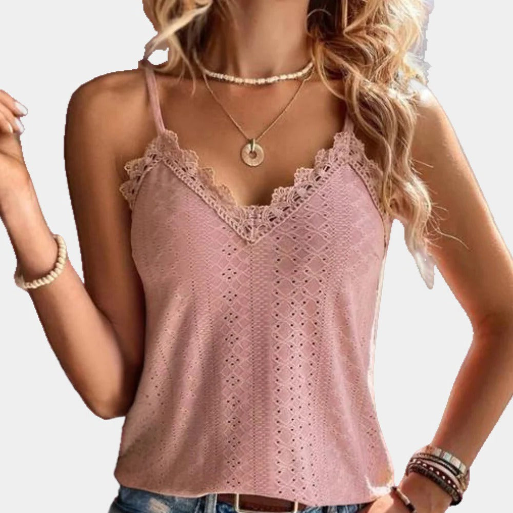 Belro women's stylish V-neck top, casual shirt with a fitted design and short sleeves, perfect for everyday wear.
