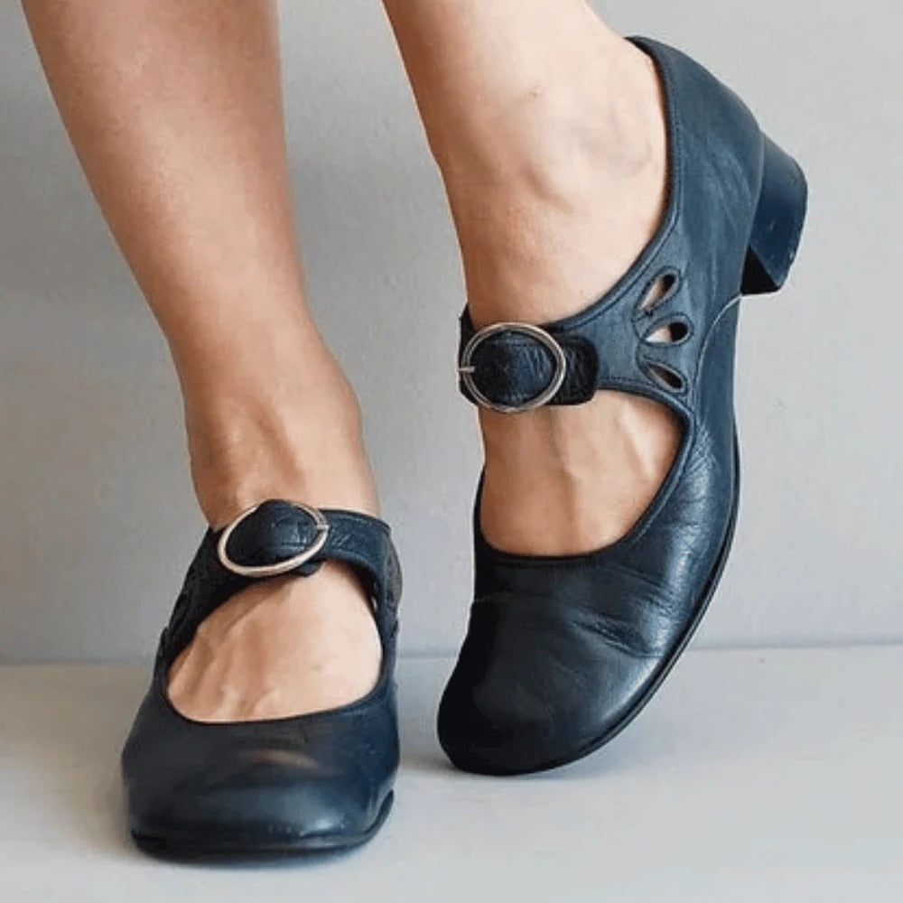 Belro leather sandal showcasing a comfortable, stylish design with open toes and adjustable straps for health and beauty footwear.