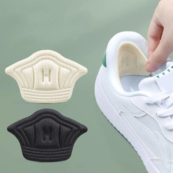 Belro heel grips for shoes, footwear accessories, showing cushioned pads designed to prevent slipping and improve fit.