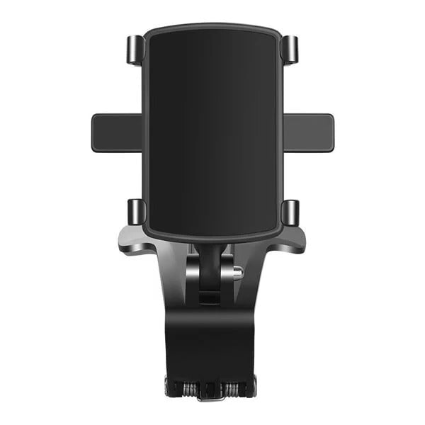 Belro multifunctional car phone holder mounted on a vehicle dashboard, adjustable grip for smartphones, compact and convenient electronics accessory.