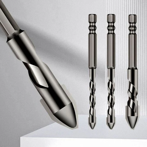 Belro eccentric drill set with high hardness, featuring multiple drill bits for heavy-duty hardware and tool applications