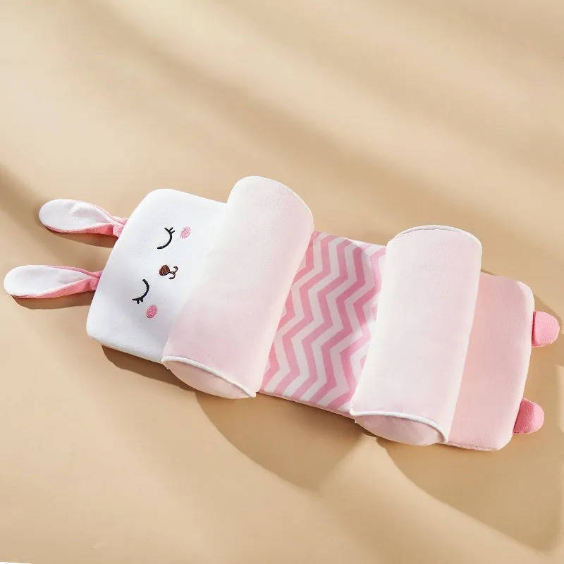 Belro adjustable newborn baby head pillow with soft fabric and ergonomic design for comfortable sleep and support.