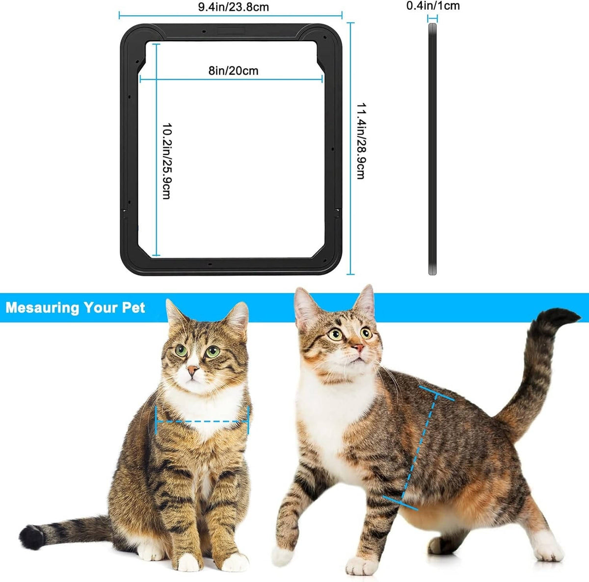 Belro pet screen door for dogs and cats, easy-to-install pet supplies for outdoor access, with a sturdy mesh design.