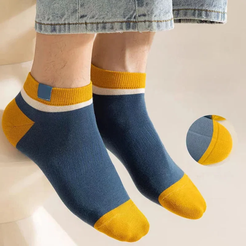 20 pairs of Belro men's casual low cut ankle socks made of thin, breathable cotton, perfect for wicking moisture and daily wear.