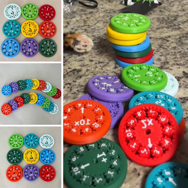Belro Math Facts Fidget Spinner toy with colorful design, perfect for kids and educational play in the Toys & Games category.