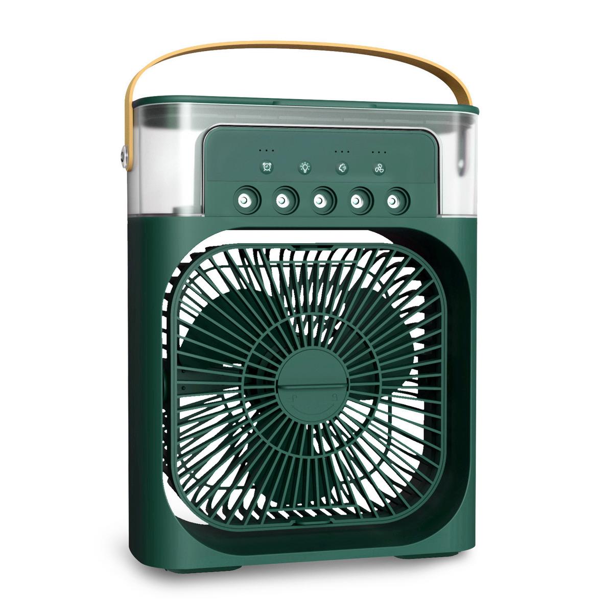 Belro small spray fan with five holes, water-cooled mini air conditioner and silent air cooler for outdoor home and garden use.