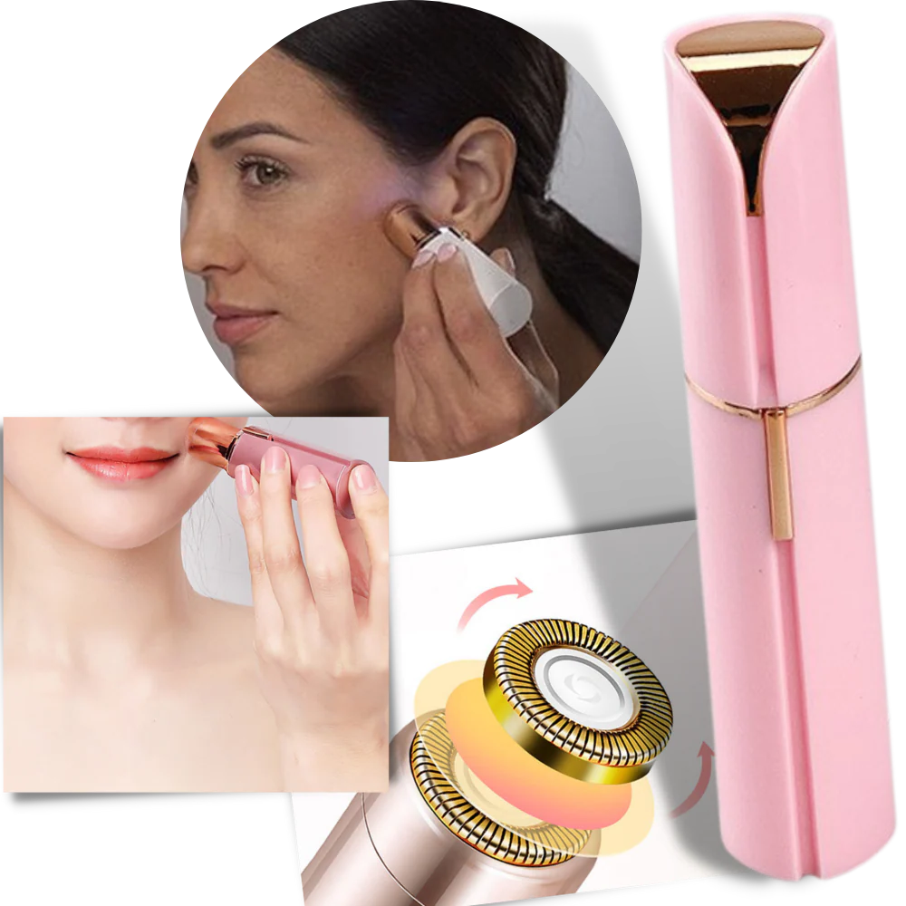 Belro electric facial hair shaver for women, compact and sleek, designed for gentle facial hair removal and skincare.