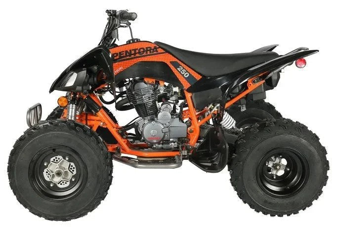 Casavibeo Vitaccii Pentora Racing ATV with rugged tires and sleek design, ready for off-road adventures.