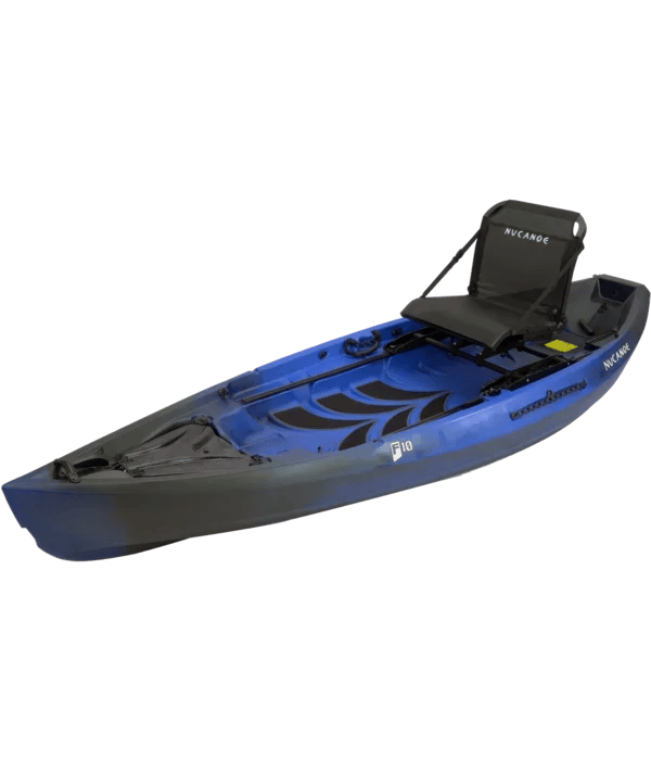 Casavibeo NIXY Tahoe inflatable kayak floating on water with paddles, showcasing its durable design and spacious interior.