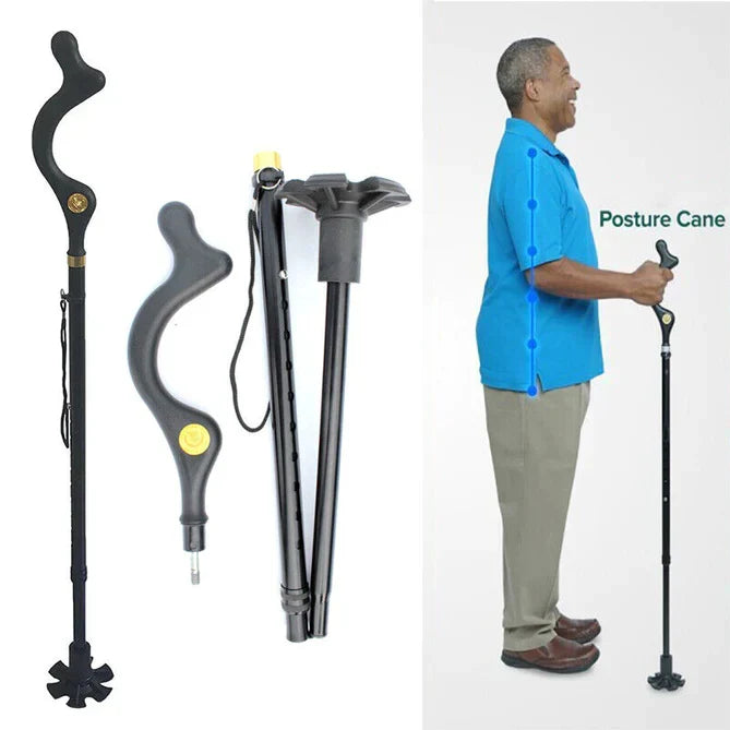 Belro walking stick for seniors, a sturdy health and beauty aid with ergonomic handle and lightweight design for stability.