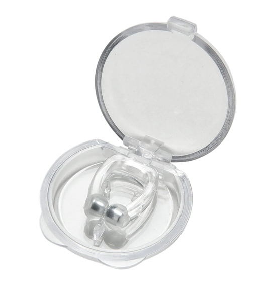 Belro Snore Stopper Magnetic Nose Clips, 2-piece set, discreet nasal aids for improved sleep and reduced snoring.