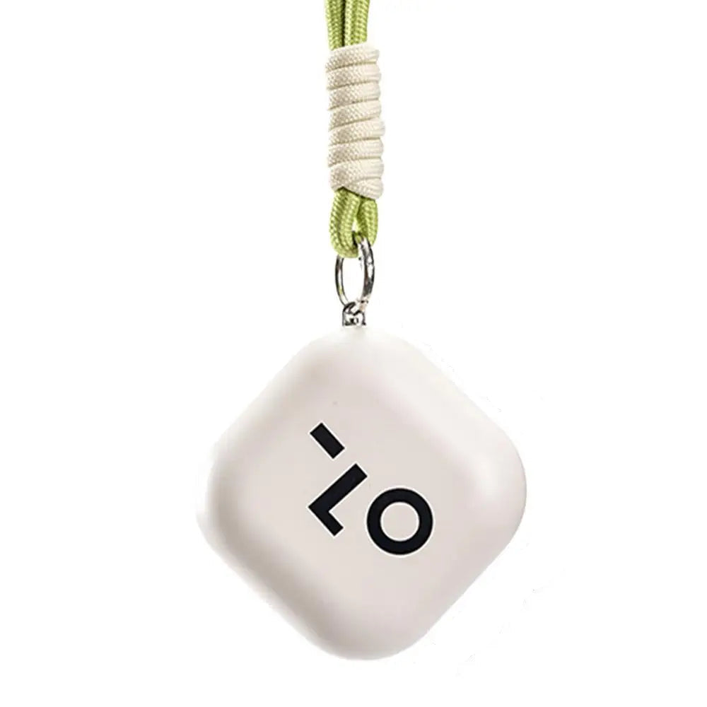 Belro portable rechargeable hand warmer in white, ideal for outdoor winter use, compact and easy to carry.