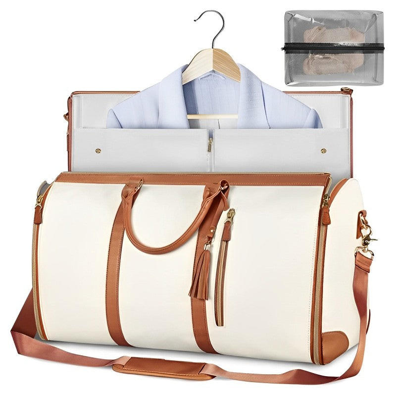Belro travel bag for women and men, stylish luggage with multiple compartments, suitable for trips and journeys.
