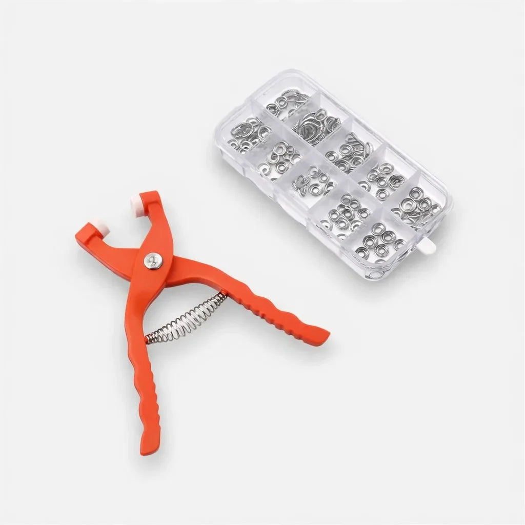 Mivoza snap button pliers set with multi-size hand tools for easy fabric button installation, no sewing required.