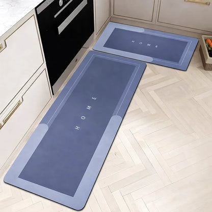 Mivoza non-slip absorbent kitchen and bath floor mat with textured surface, designed for safety and comfort in home and garden areas.