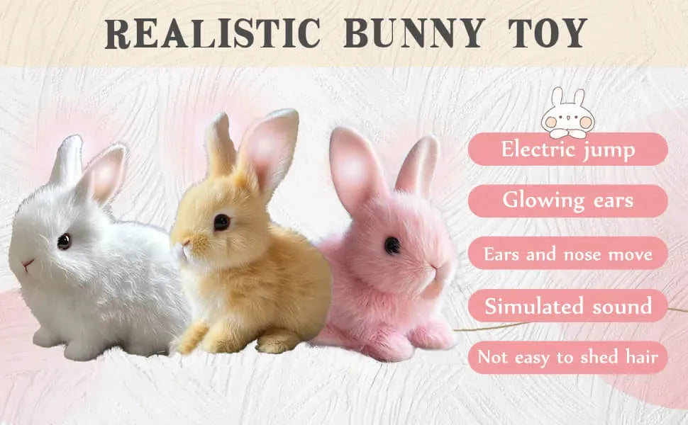 Belro Bunny Toy for cats, soft plush pet toy with bunny shape, suitable for feline play and entertainment.
