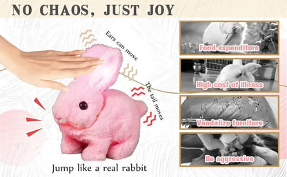 Belro bunny toy for cats, soft pet toy designed for feline play, featuring a cute bunny shape perfect for pet entertainment.