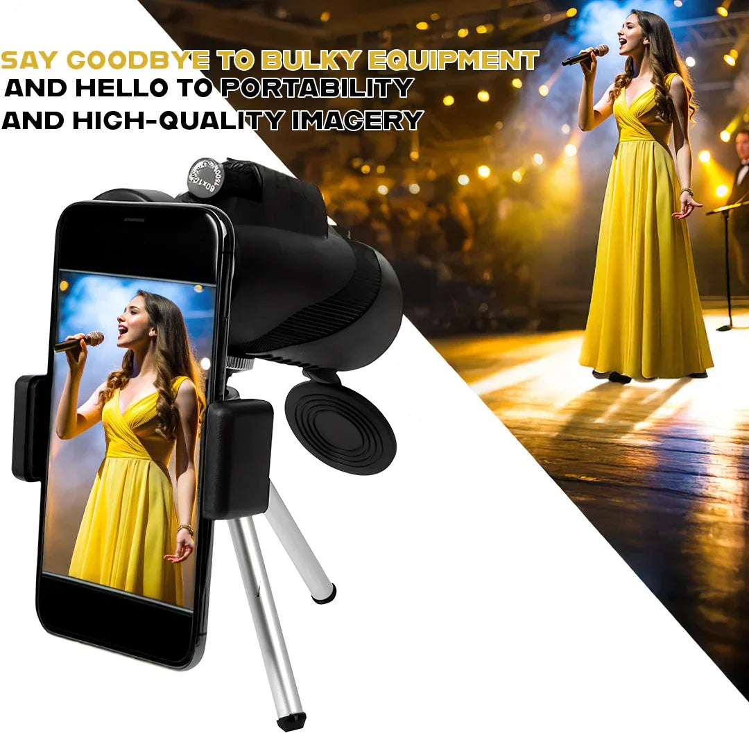Belro Starscope HD Monocular with ergonomic design and zoom lens for clear distant viewing in electronics and camera accessories.