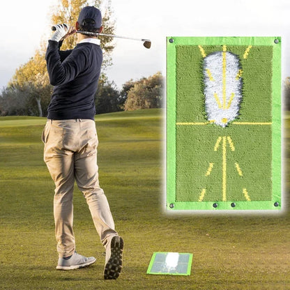 Belro golf training mat for swing detection, outdoor sports equipment for improving golf swings at home or in the garden.