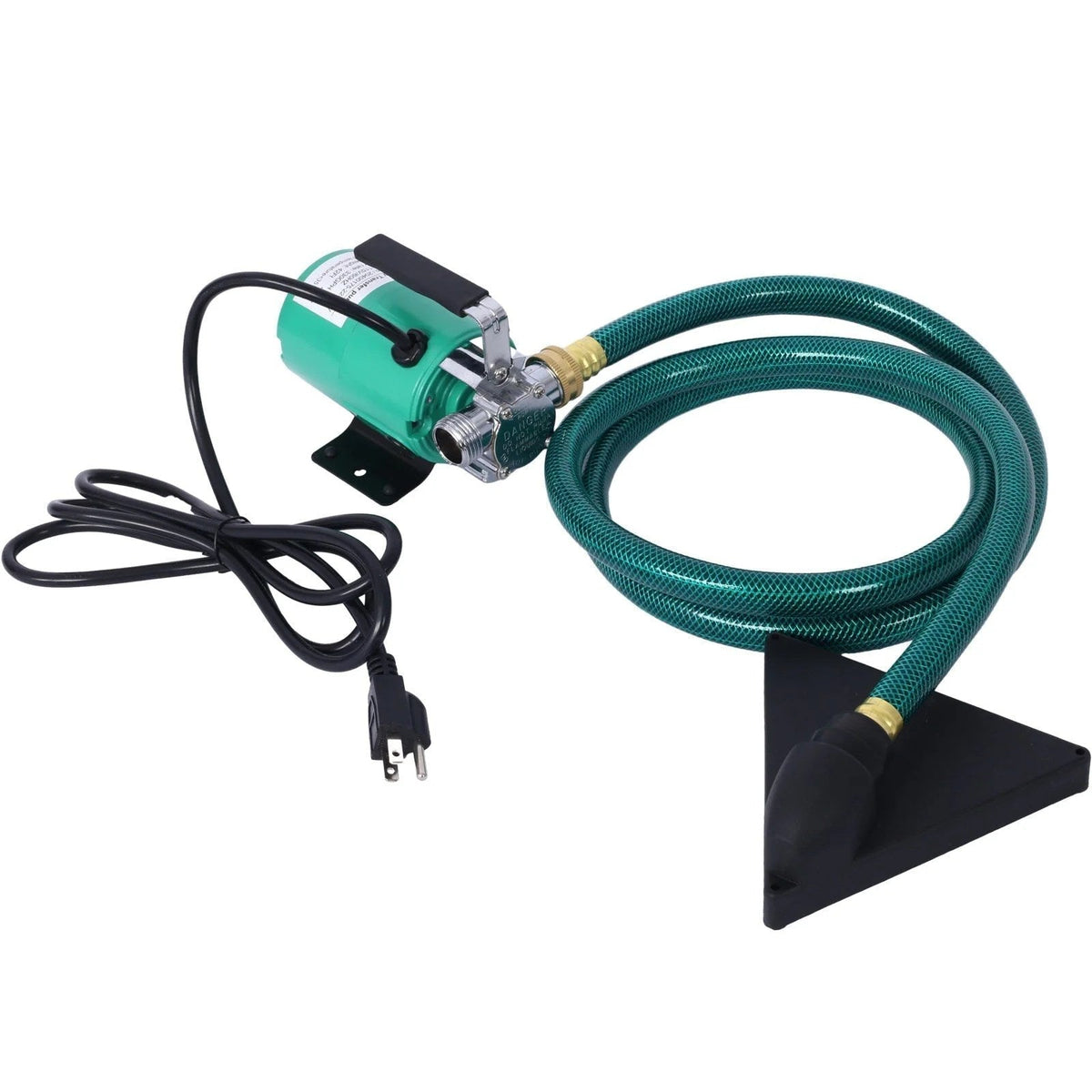 Casavibeo 330 GPH utility pump with 6-foot hose kit for garden, pool, hot tub, and rain barrel water transfer.