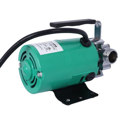 Casavibeo 330 GPH utility pump with 6-foot hose kit for garden, pool, hot tub, and rain barrel water transfer.