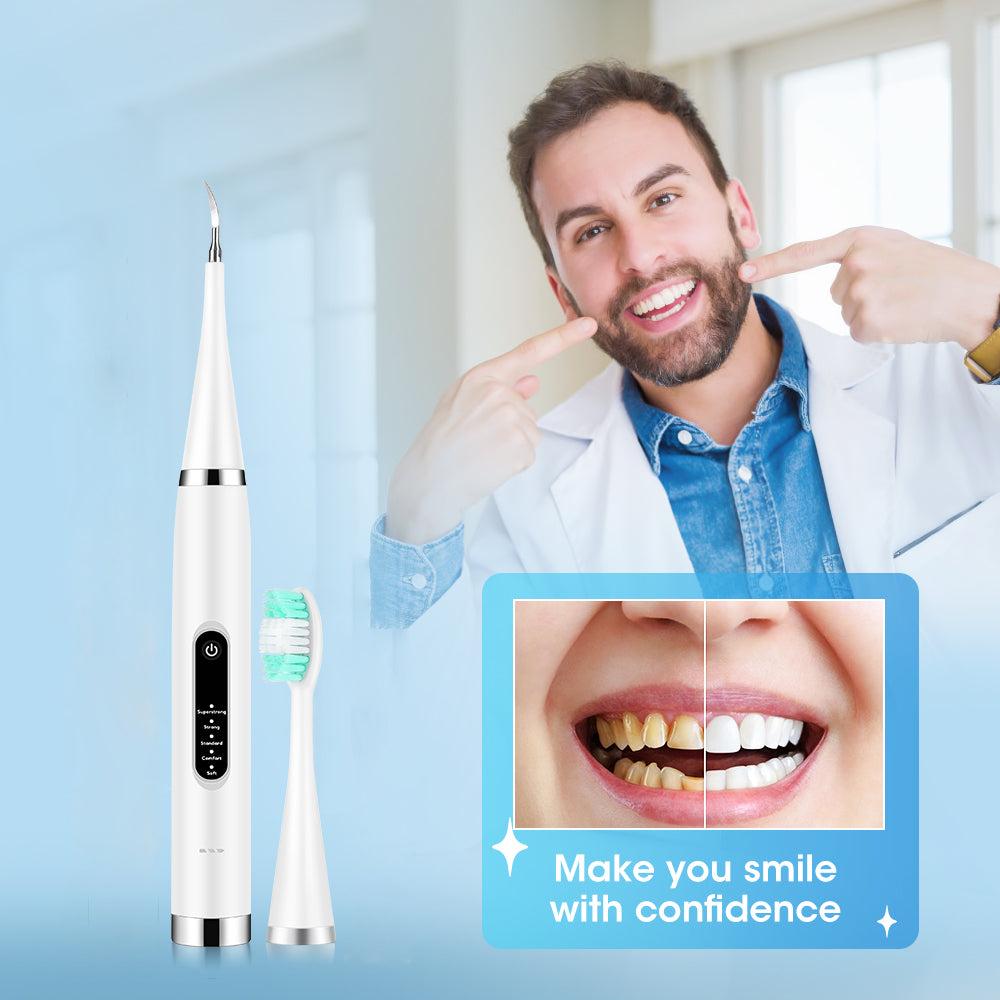 Belro dental tartar removal teeth cleaner tool with LED light, designed for effective dental hygiene and plaque removal.