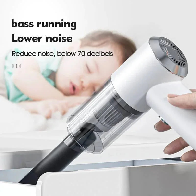 Belro wireless handheld car vacuum cleaner with compact design, suitable for quick cleaning of car interiors and small spaces.