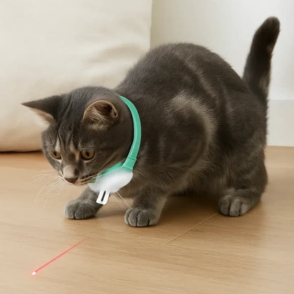Mivoza Laser Play Cat Collar with automatic laser toy for interactive, supervised fun for cats in pet supplies and interactive collars